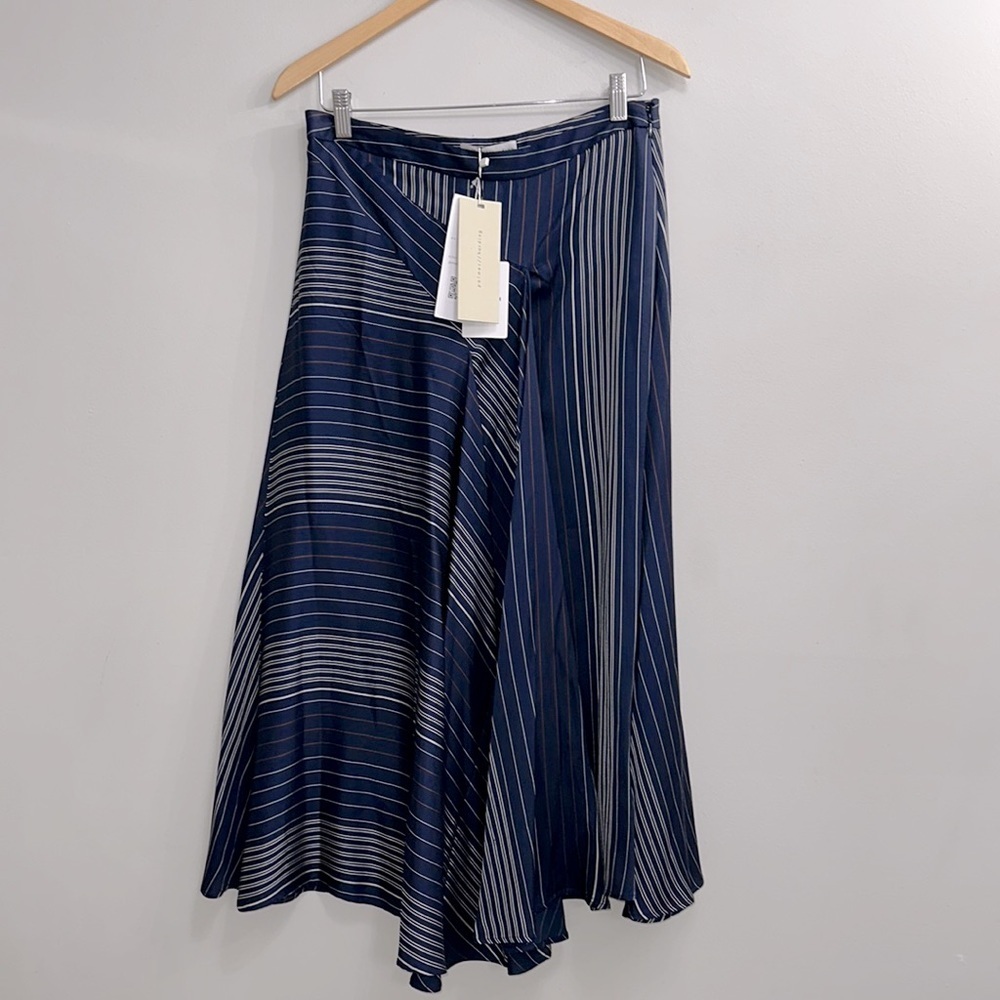 Palmer//Harding enata midi striped skirt